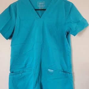 Cherokee Teal Scrub Shirt